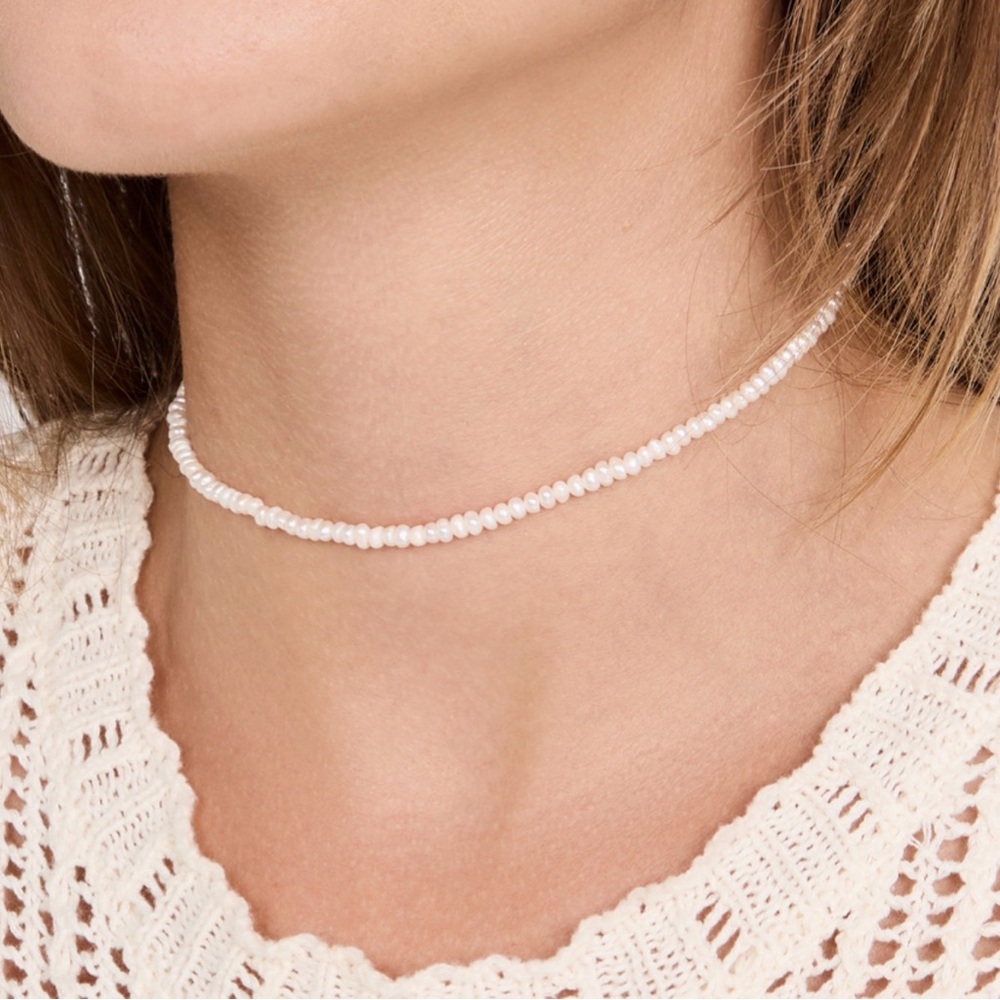 Adina Eden Tiny Pearl Choker - Picture 3 of 3